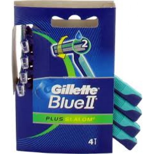 RASOIO GILL.BLU'II PLUS SLAL.X4